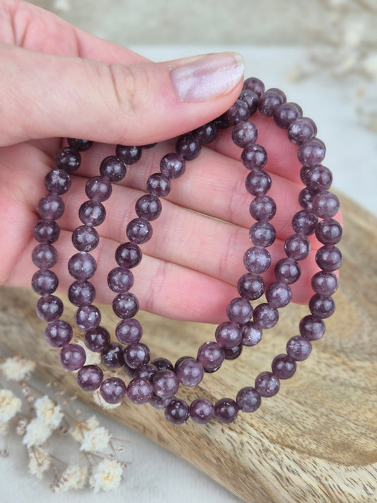 Lepidolith Armband