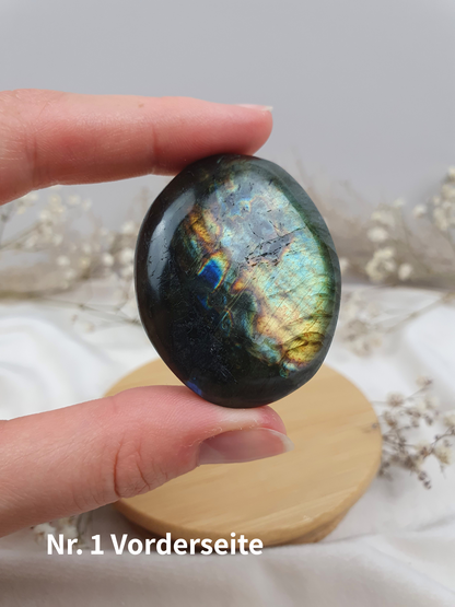 Verschiedene Labradorit Trommelsteine (mittel)