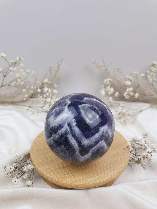 Chevron Amethyst Kugel