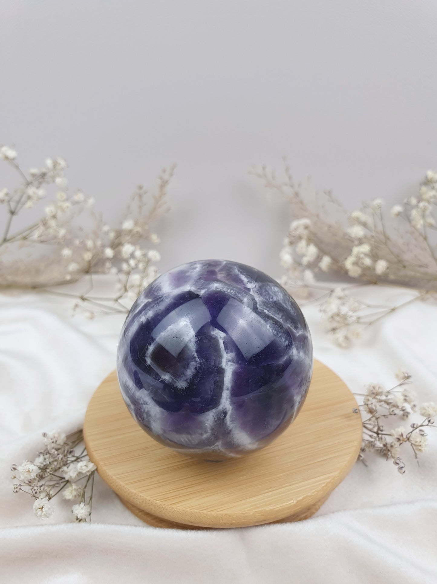 Chevron Amethyst Kugel