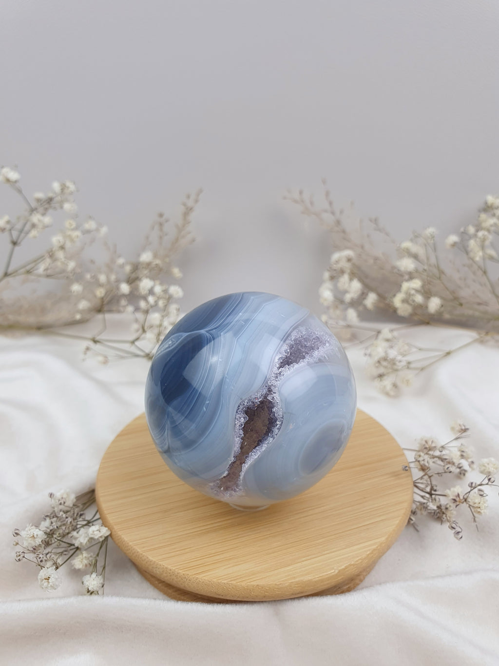 Druzy Achat Kugel