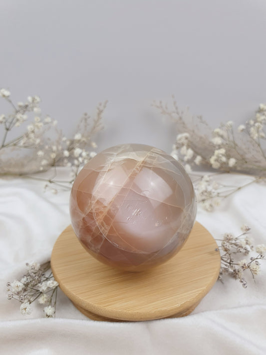 Mondstein Kugel mit Sonnenstein (1)