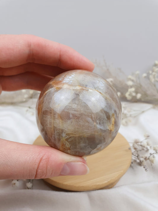 Mondstein Kugel mit Sonnenstein (2)