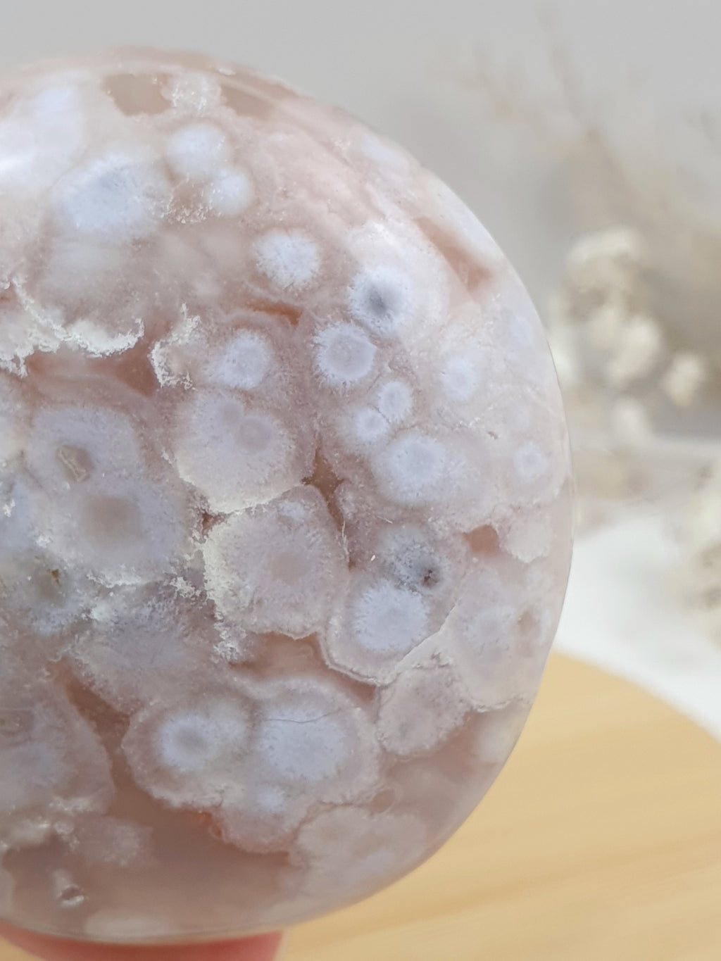Kirschblüten Chalcedon Handstein (2)