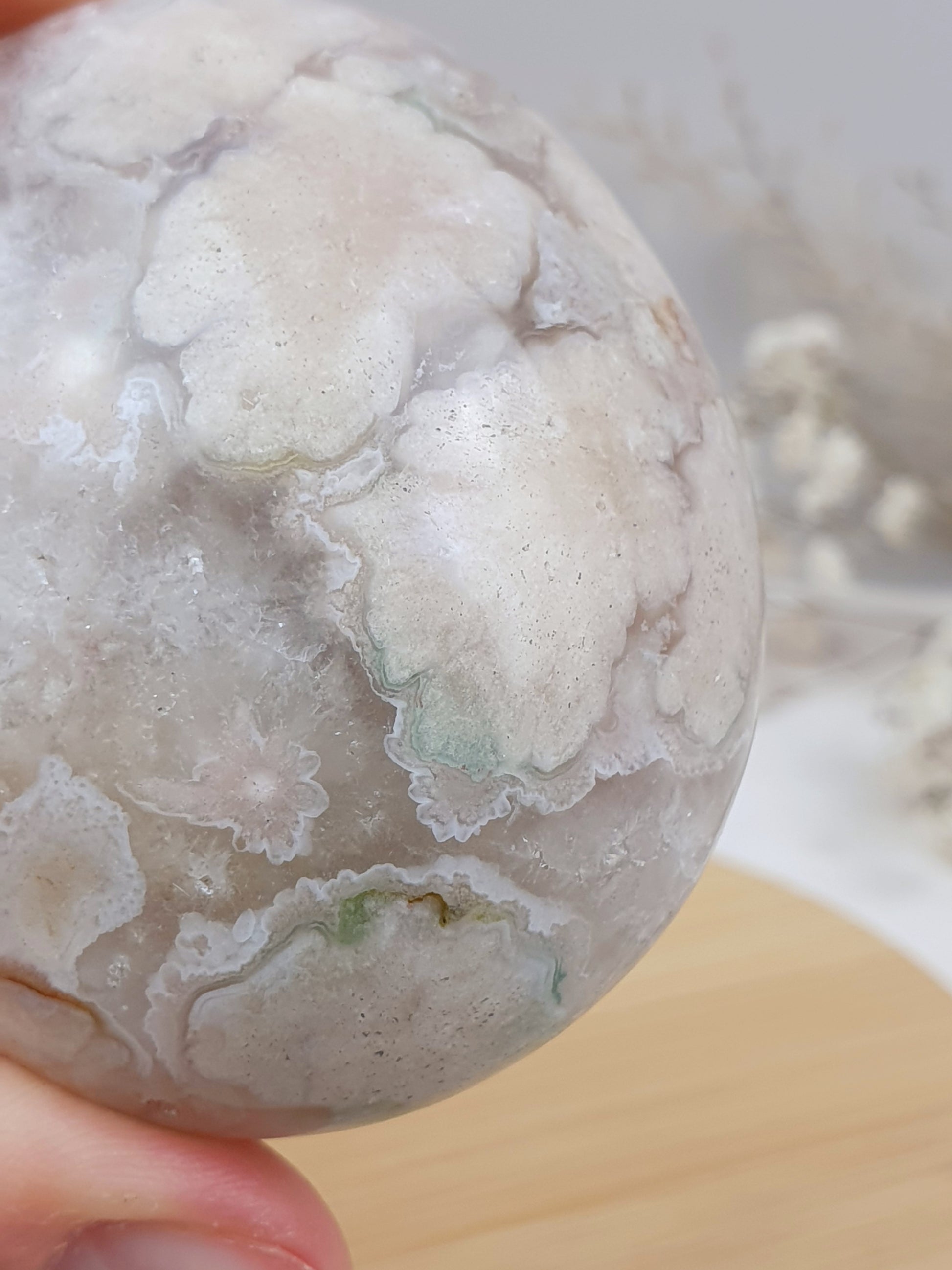 Kirschblüten Chalcedon Handstein (4)