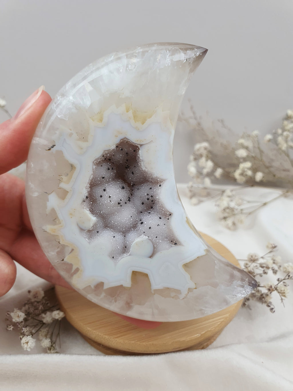 Druzy Achat Mond (2)
