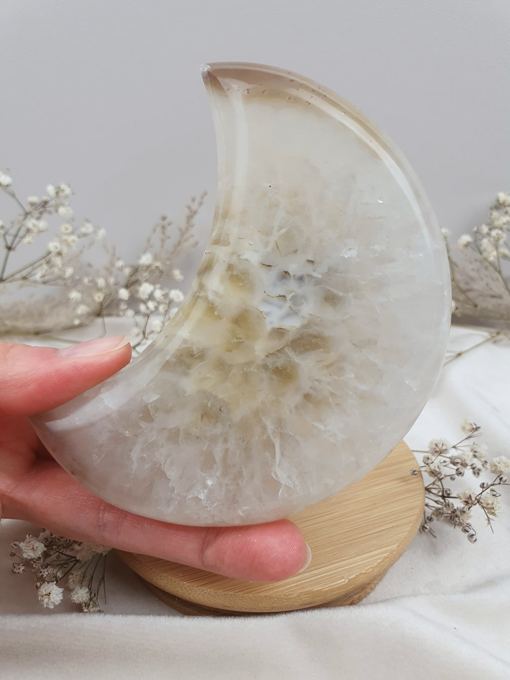 Druzy Achat Mond (2)