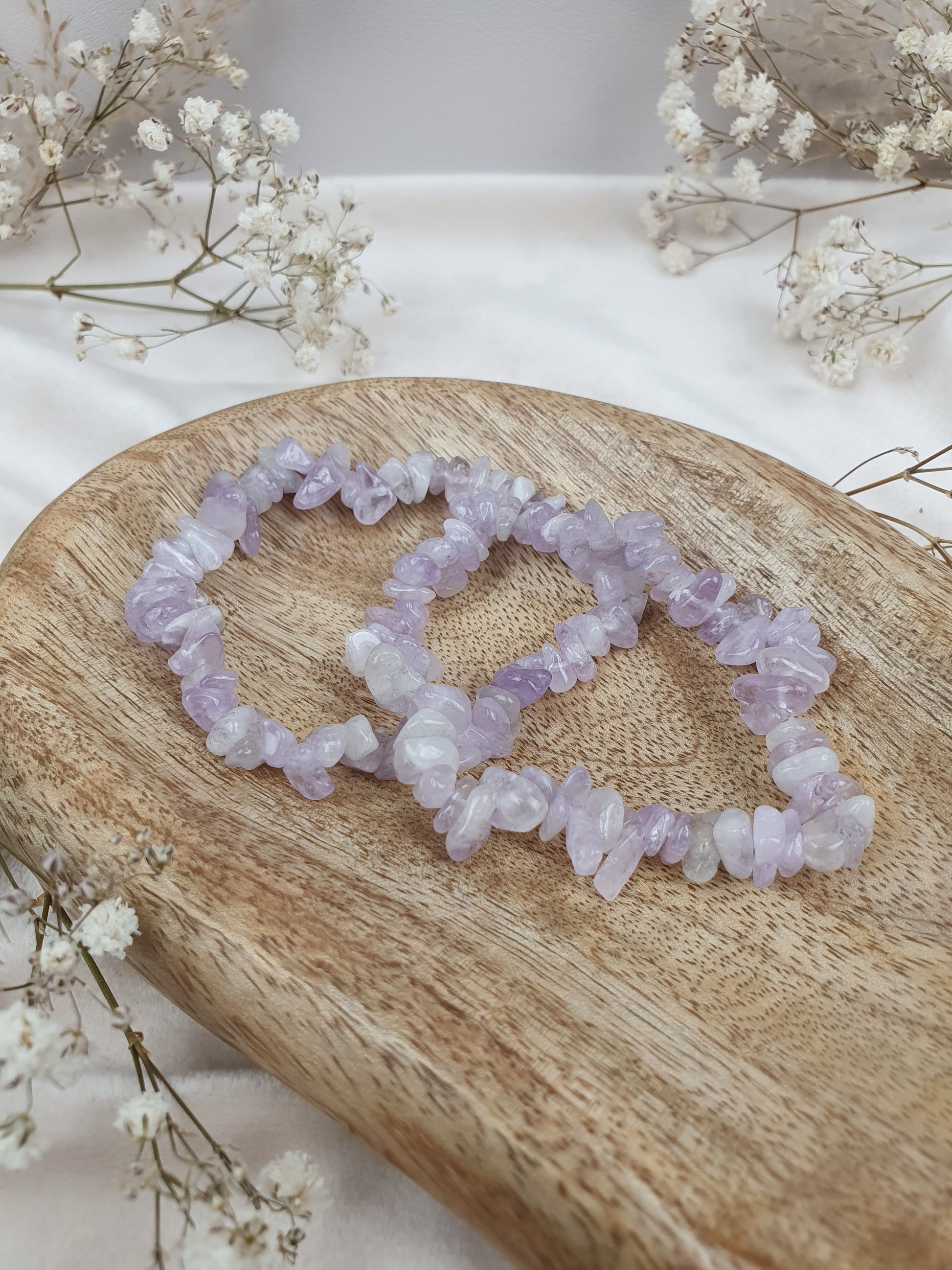 Lavendelquarz Splitterarmband