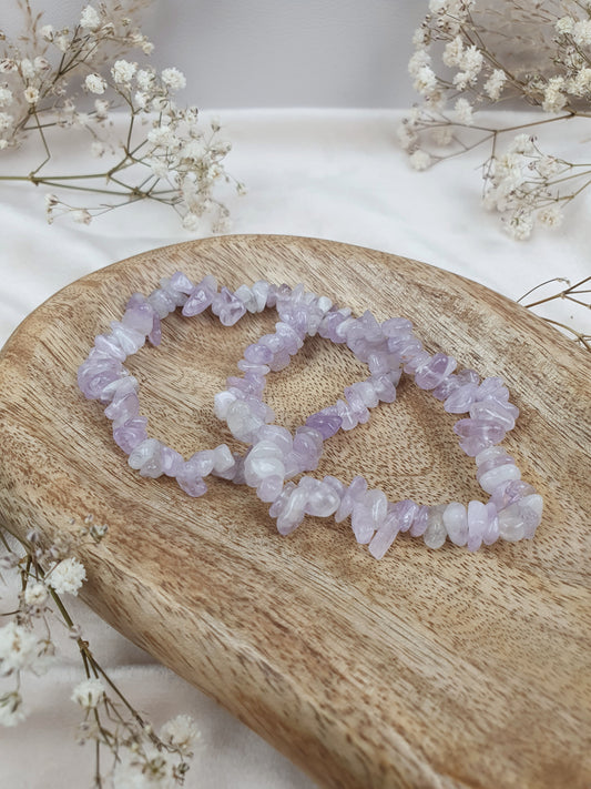 Lavendelquarz Splitterarmband