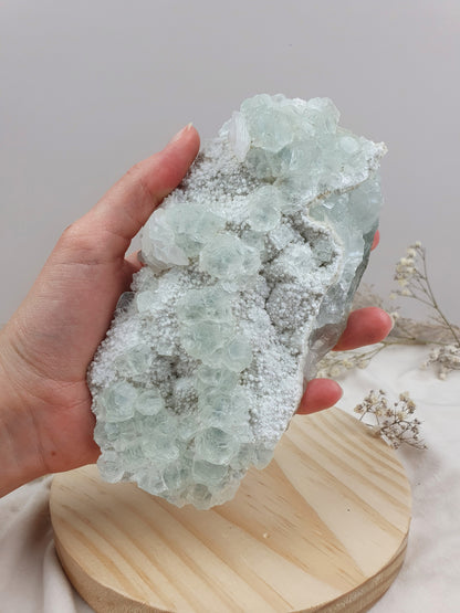 Große Fluorit Stufe mit Calcit