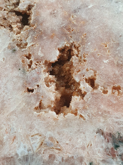 Pink Amethyst Platte auf Ständer (2)