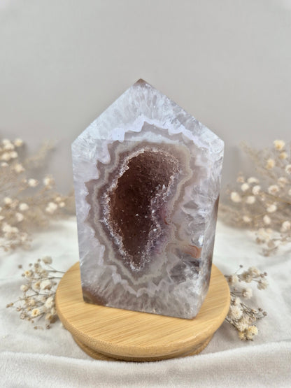 Achat Turm mit Druse (1)