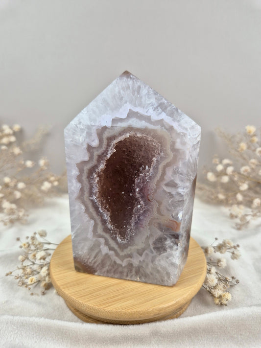 Achat Turm mit Druse (1)