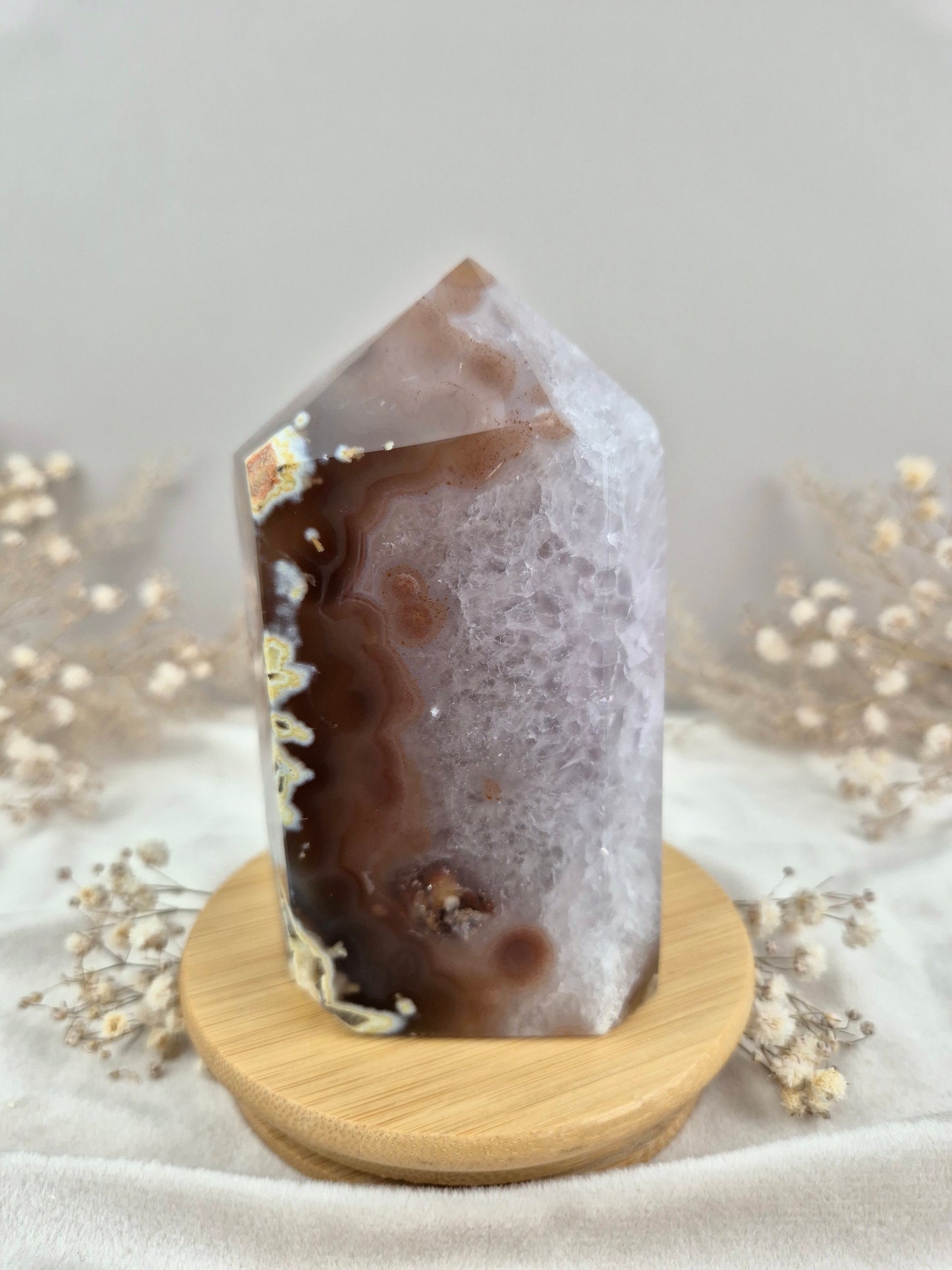 Achat Turm mit Druse (1)