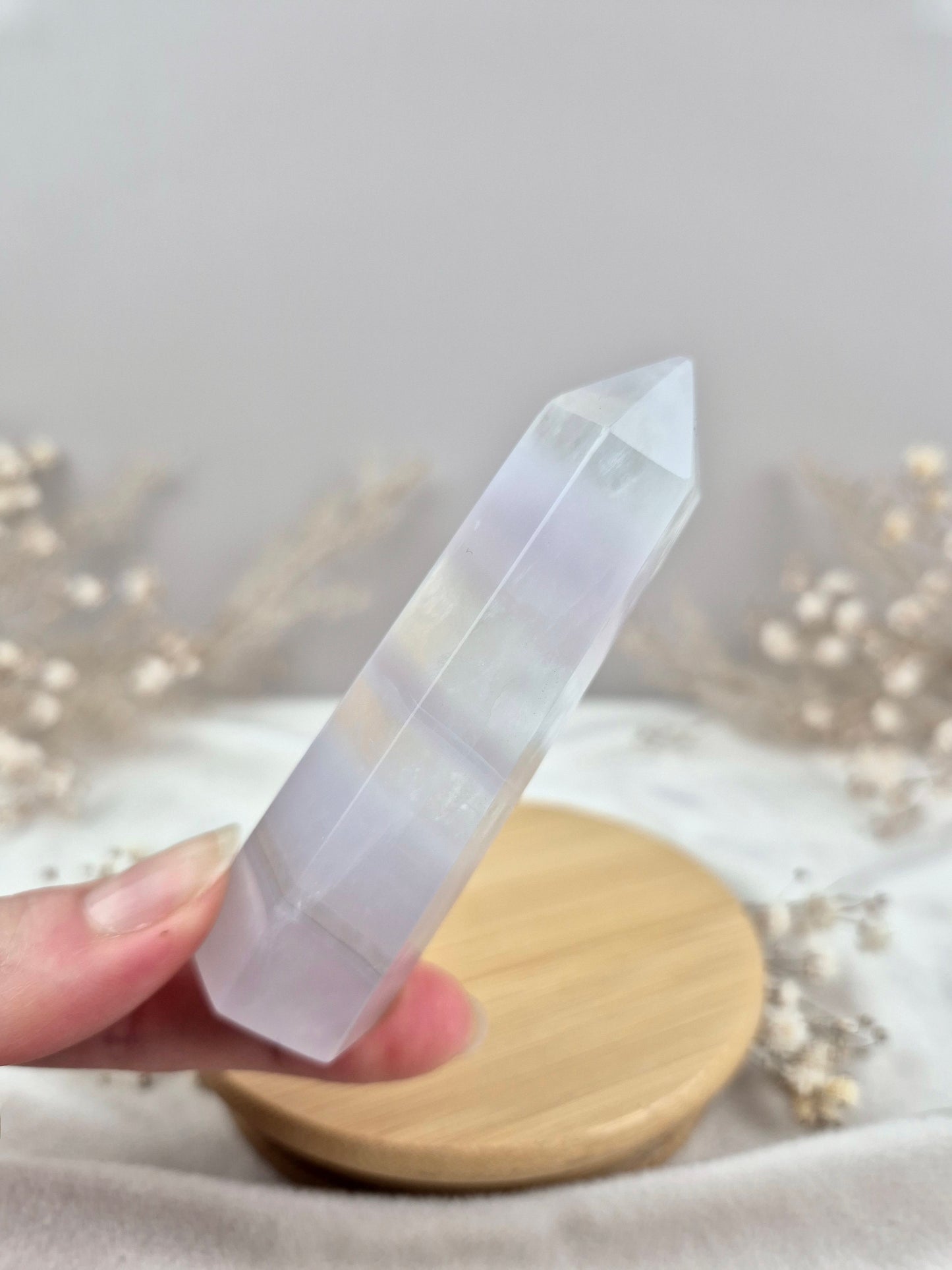 Lavendel Fluorit Turm (1)