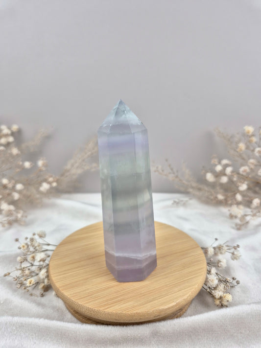 Lavendel Fluorit Turm (3)