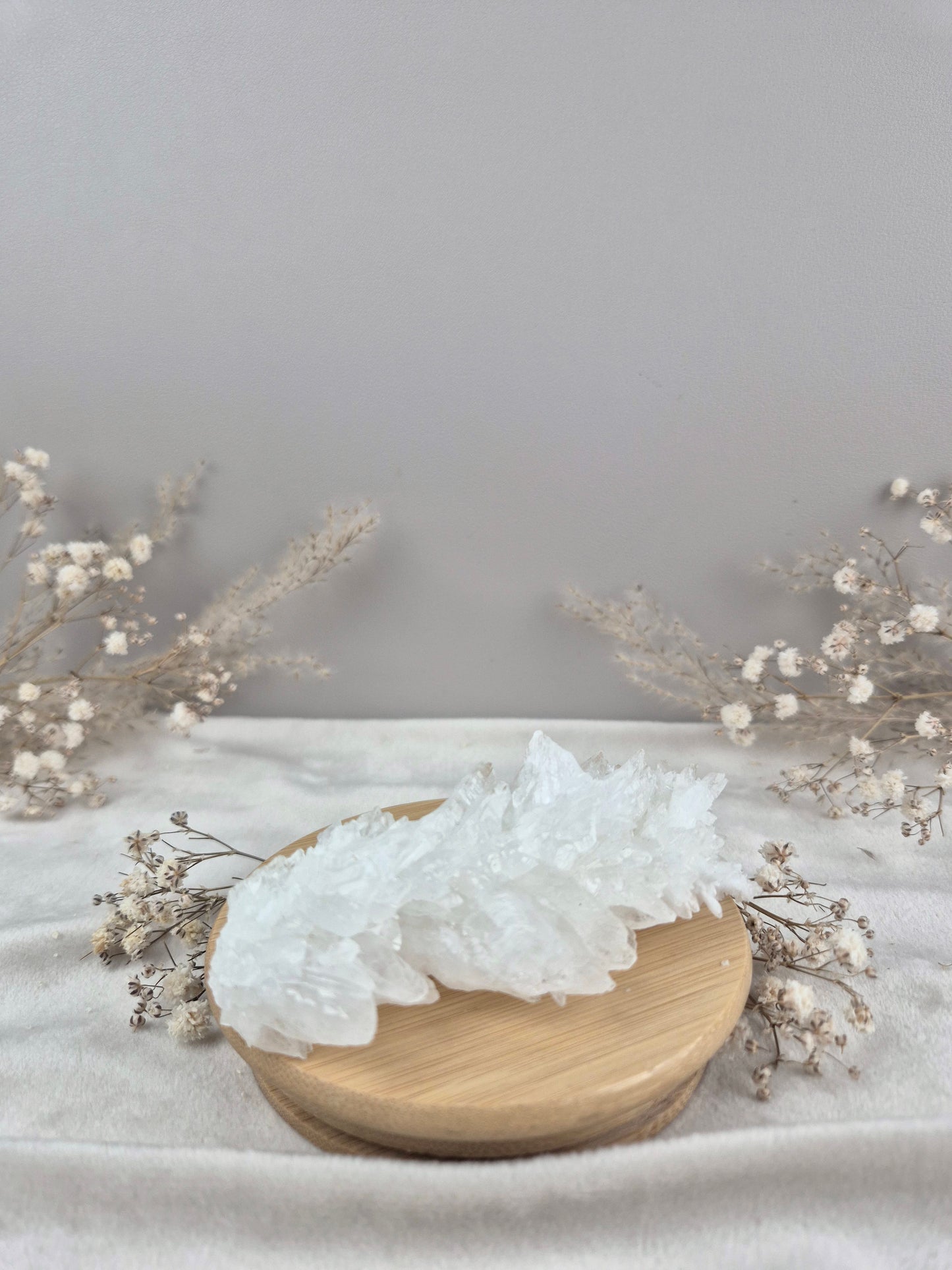 Weißer Aragonit Cluster (2)