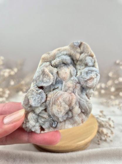 Chalcedon Rose - polierter Rand (1)