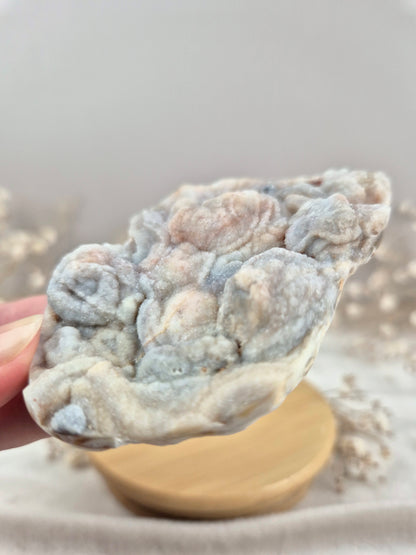 Chalcedon Rose - polierter Rand (1)
