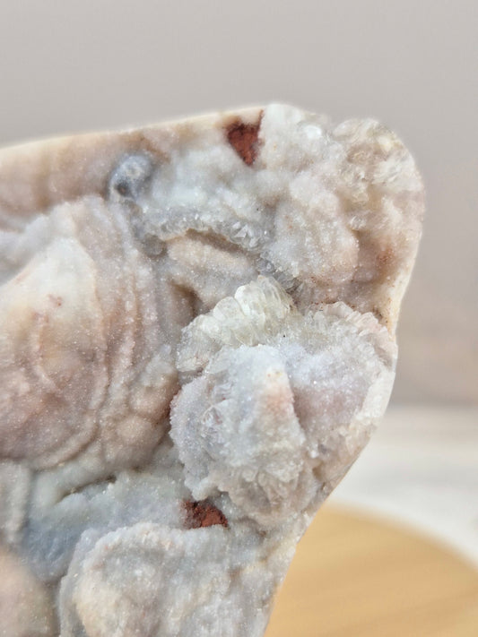 Chalcedon Rose - polierter Rand (1)