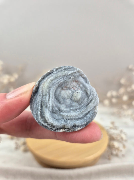 Chalcedon Rose - polierter Rand (3)