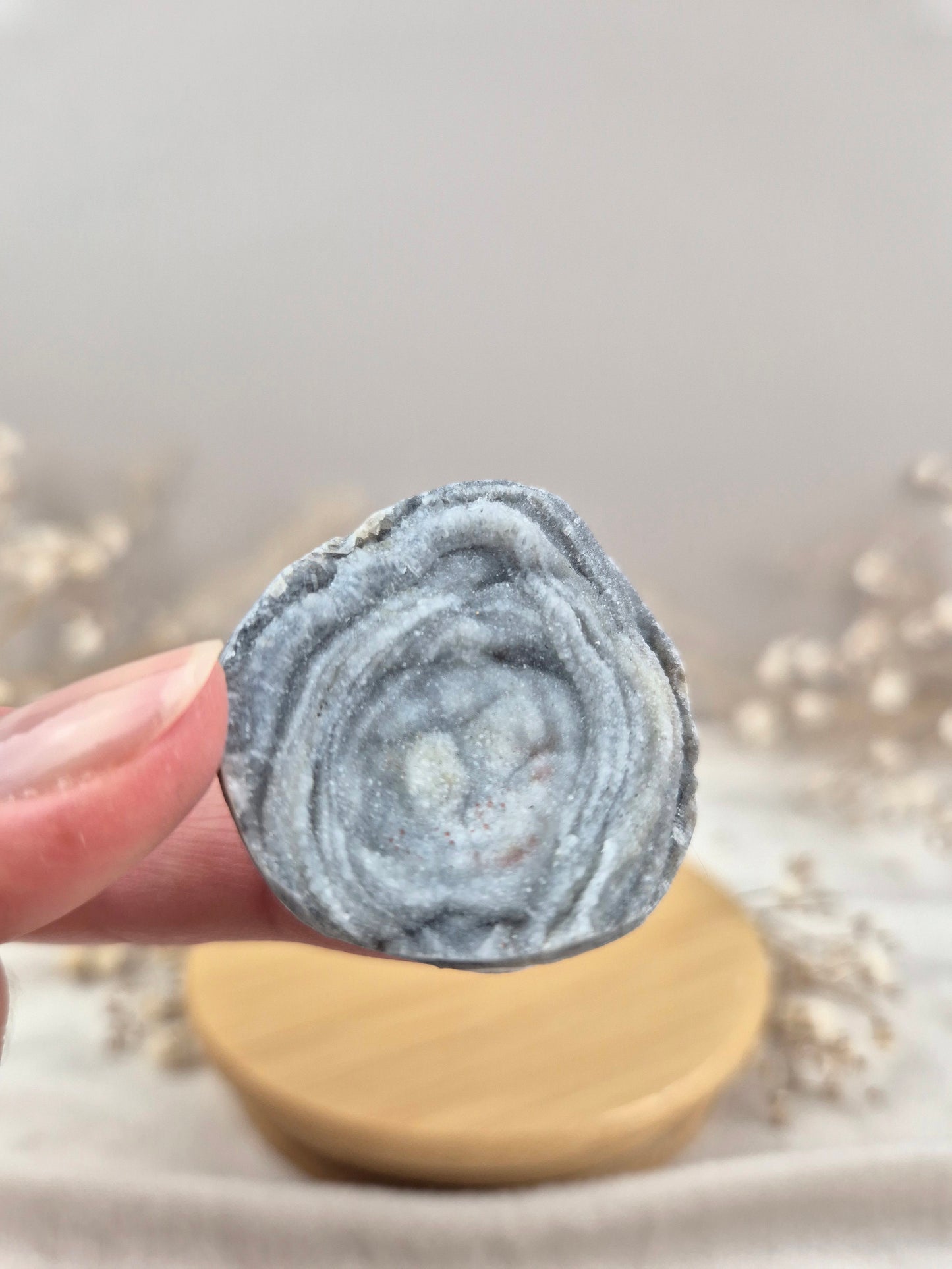 Chalcedon Rose - polierter Rand (3)