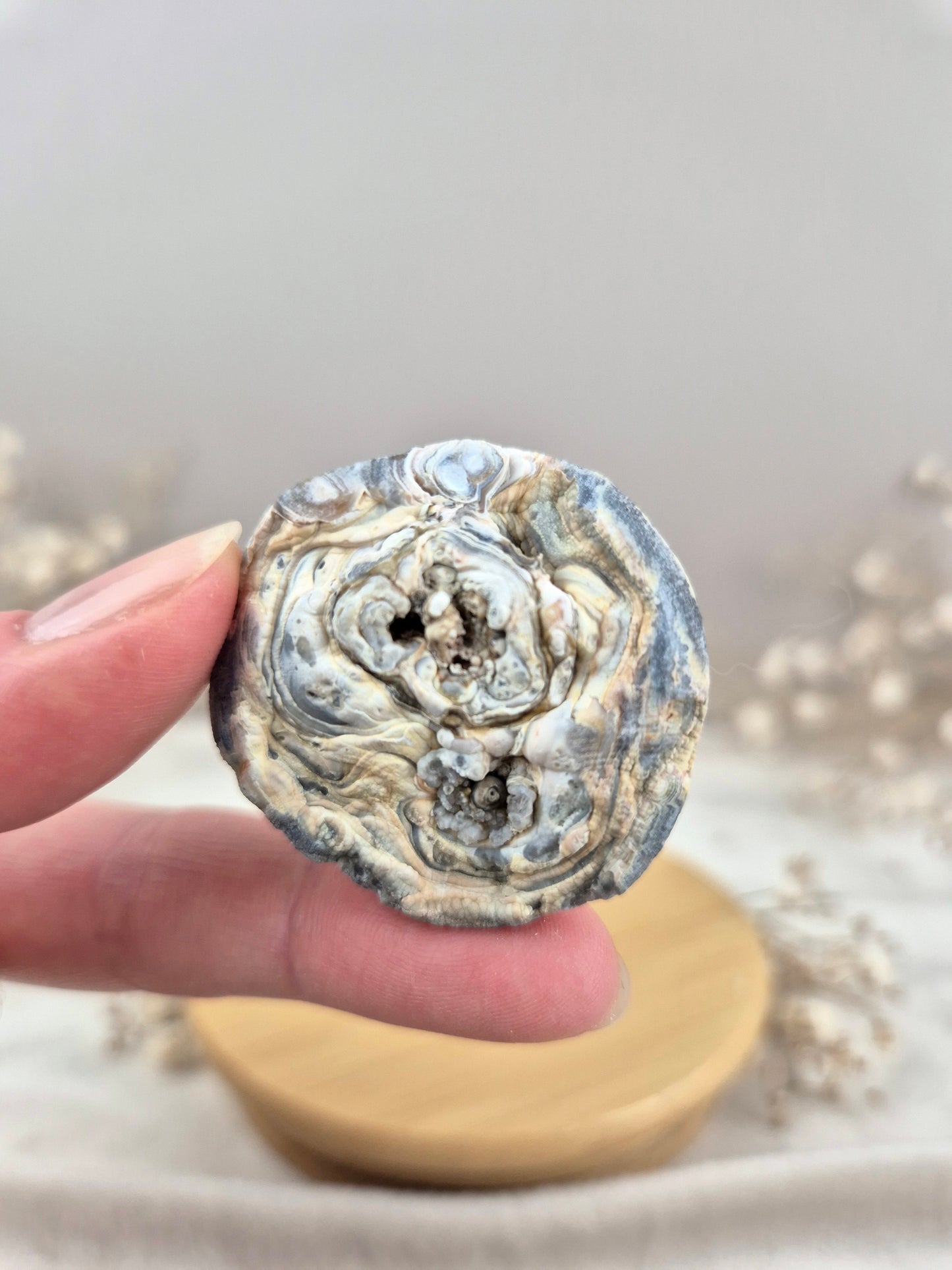 Chalcedon Rose - polierter Rand (3)