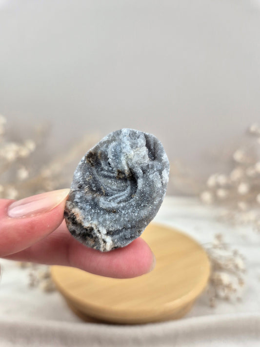 Chalcedon Rose - polierter Rand (4)