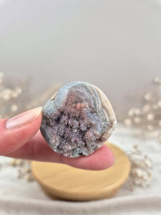 Chalcedon Rose - polierter Rand (5)