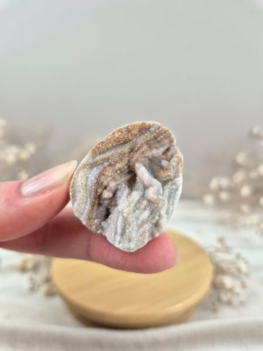 Chalcedon Rose - polierter Rand (7)