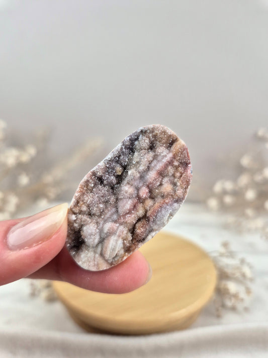 Chalcedon Rose - polierter Rand (8)