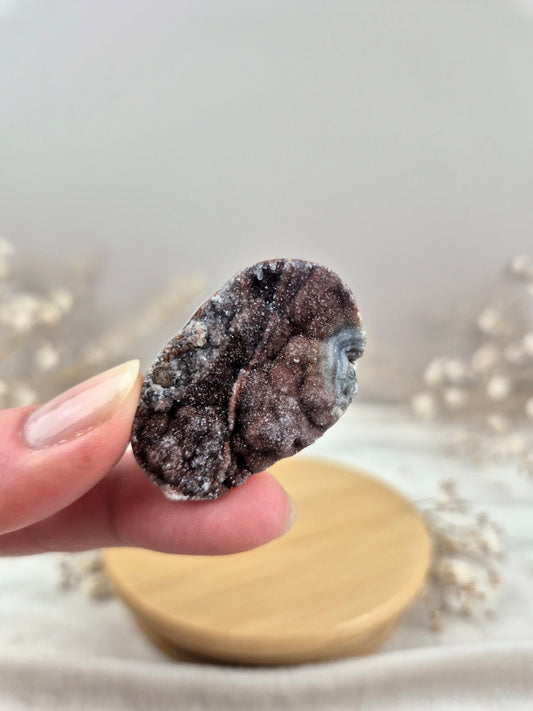 Chalcedon Rose - polierter Rand (9)