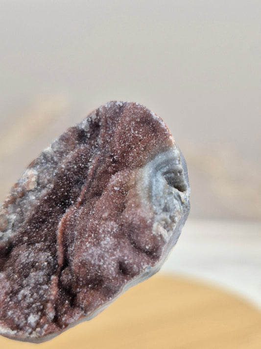 Chalcedon Rose - polierter Rand (9)