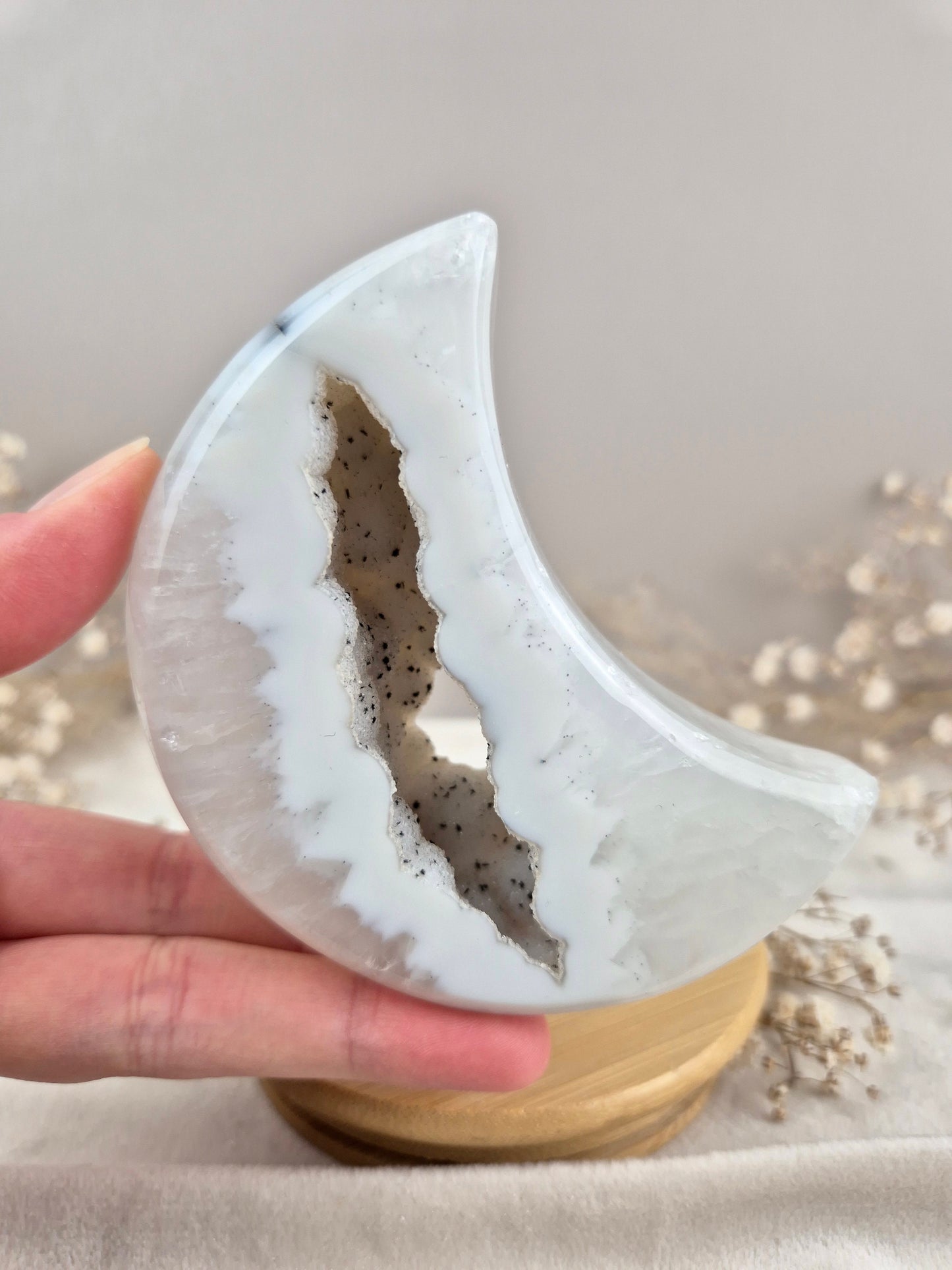 Druzy Achat Mond (6)