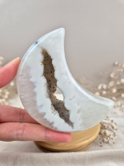 Druzy Achat Mond (6)