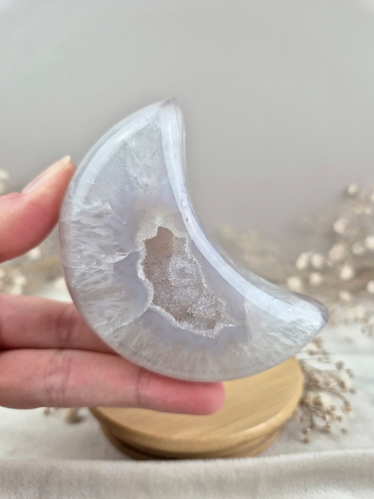 Druzy Achat Mond (3)