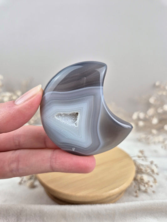 Druzy Achat Mond (5)