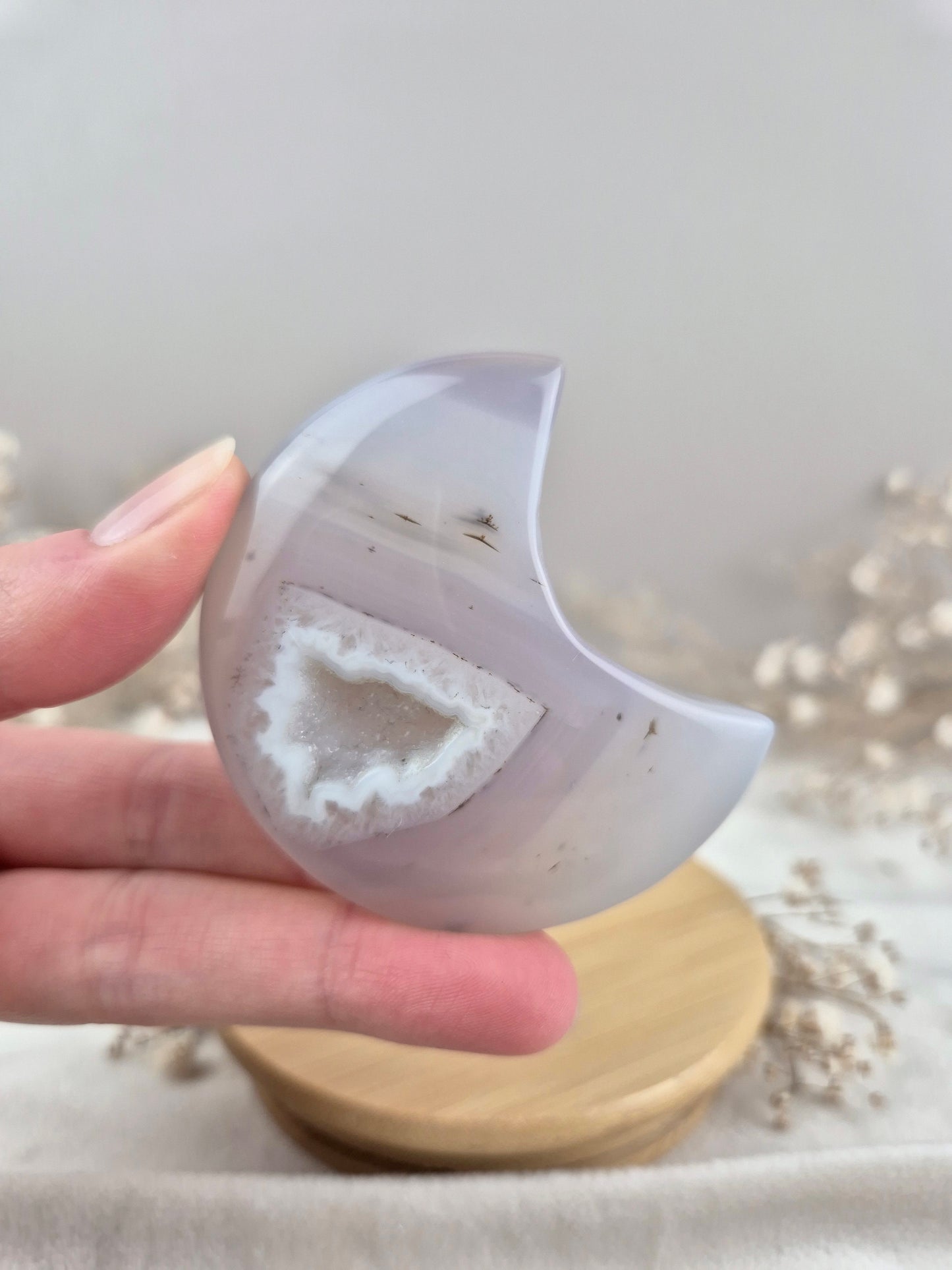 Druzy Achat Mond (4)