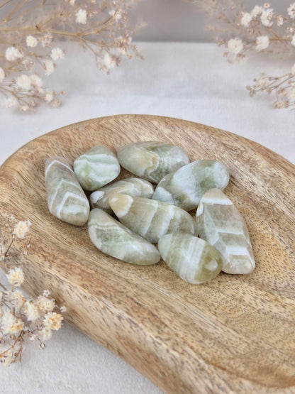 Prasiolith Trommelsteine