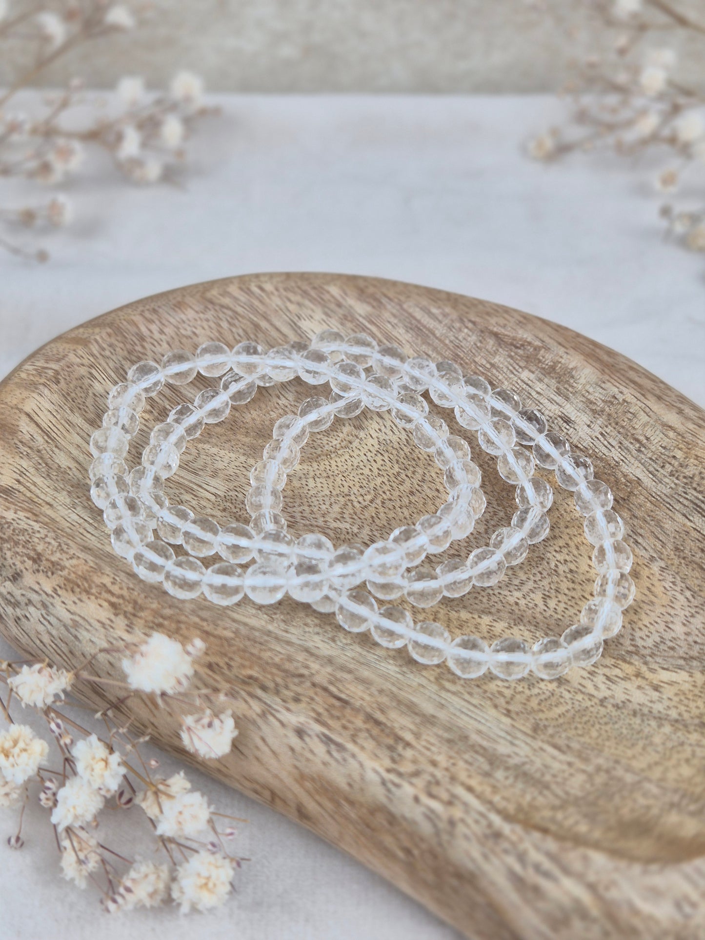 Bergkristall Armband facettiert