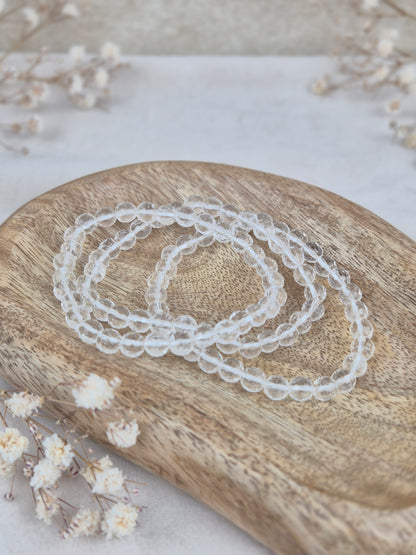Bergkristall Armband facettiert