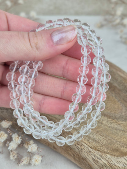 Bergkristall Armband facettiert