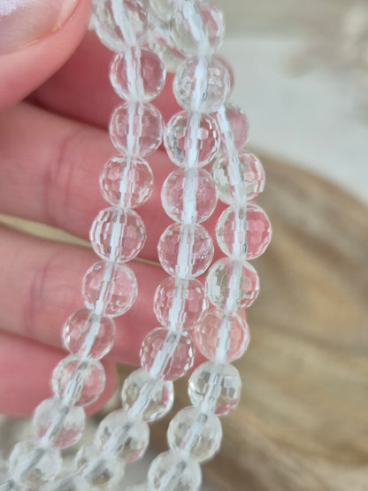 Bergkristall Armband facettiert