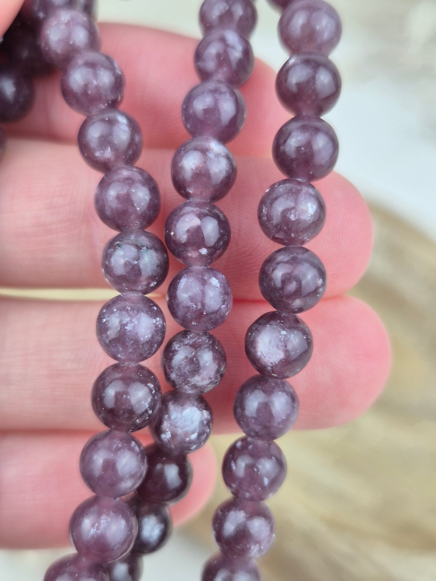 Lepidolith Armband