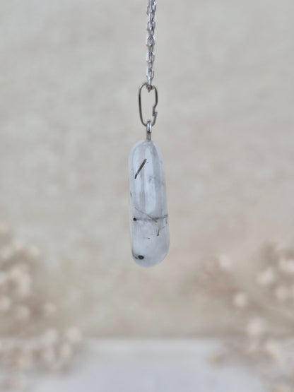 Turmalinquarz Anhänger (3), 925 Silber
