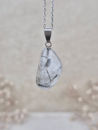 Turmalinquarz Anhänger (1), 925 Silber