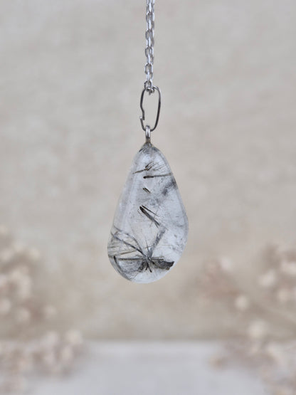 Turmalinquarz Anhänger (1), 925 Silber
