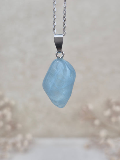 Aquamarin Anhänger (2), 925 Silber