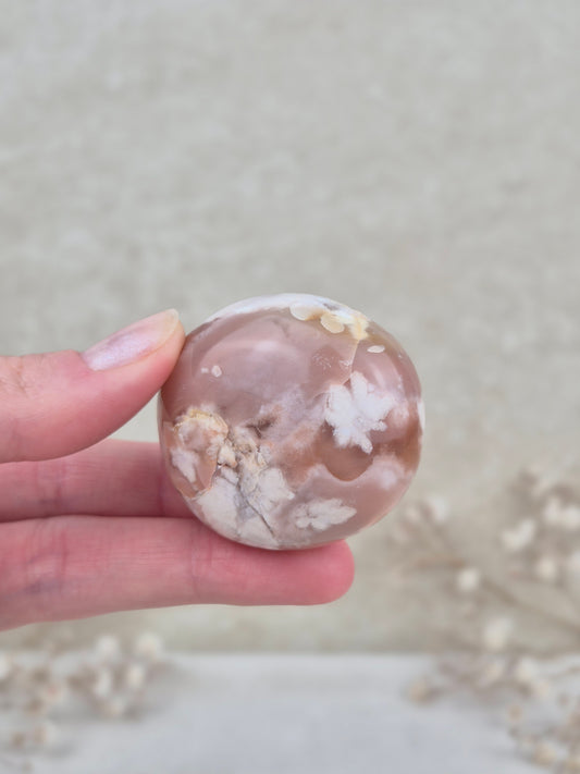 Kirschblüten Chalcedon Handstein (2)