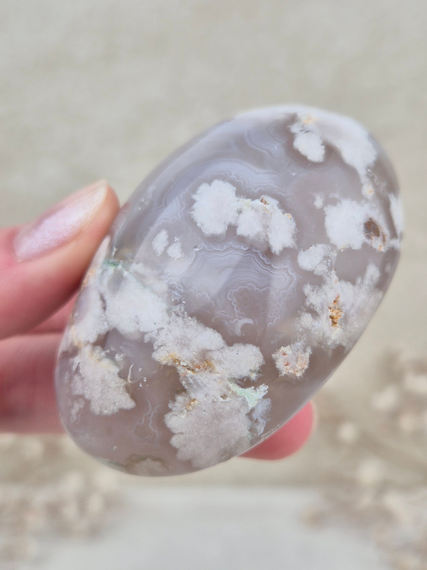 Kirschblüten Chalcedon Handstein (4)
